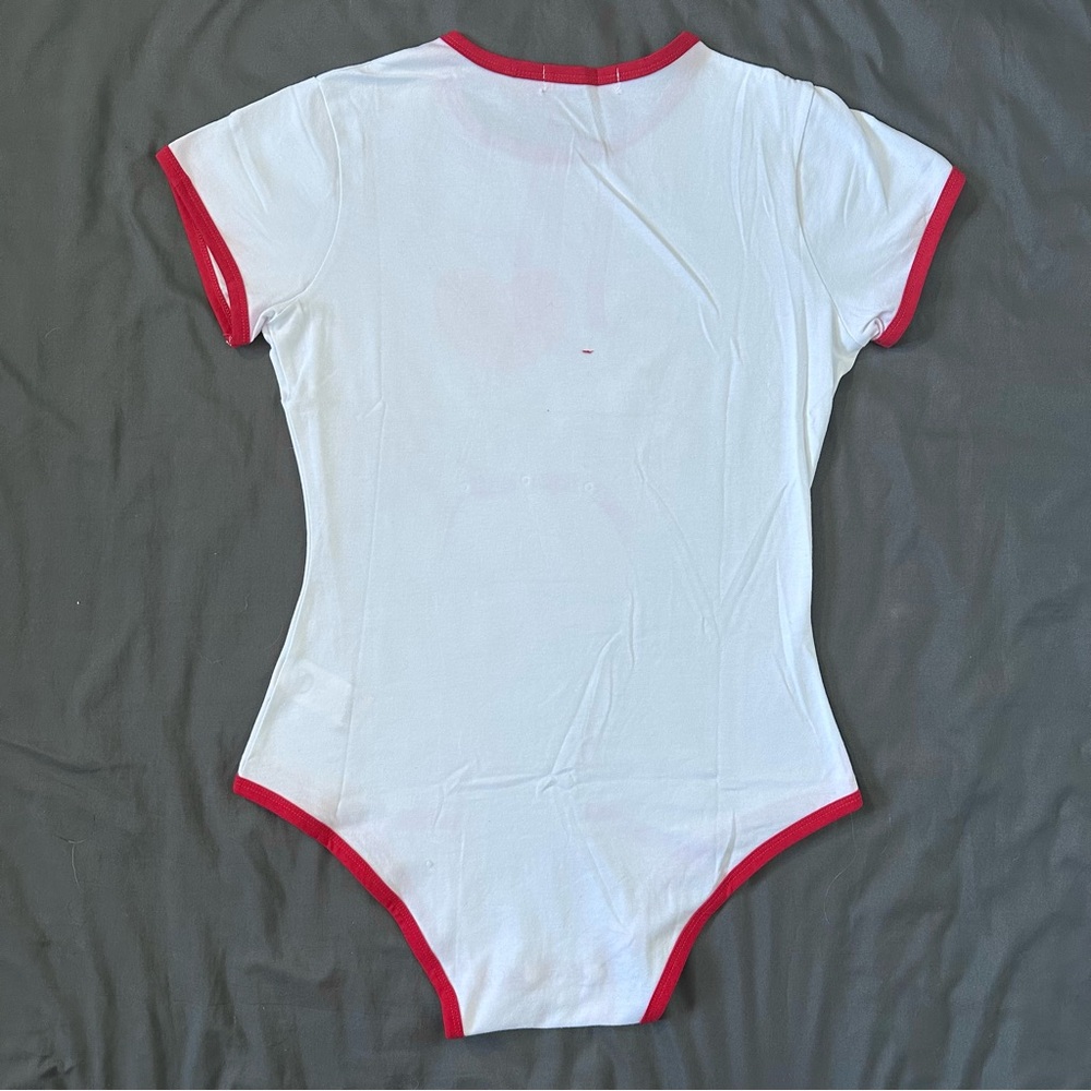 LittleForBig I Love Daddy Ringer Bodysuit Size S Snap Romper - Picture 4 of 9